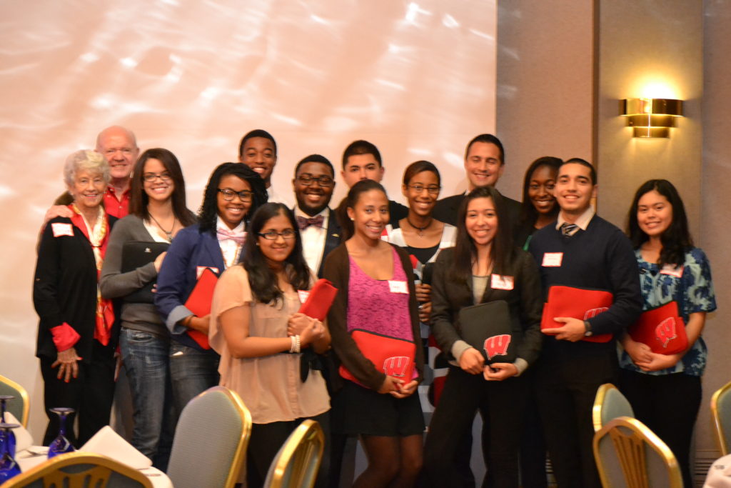 A group of Posse scholars pose for a photo.