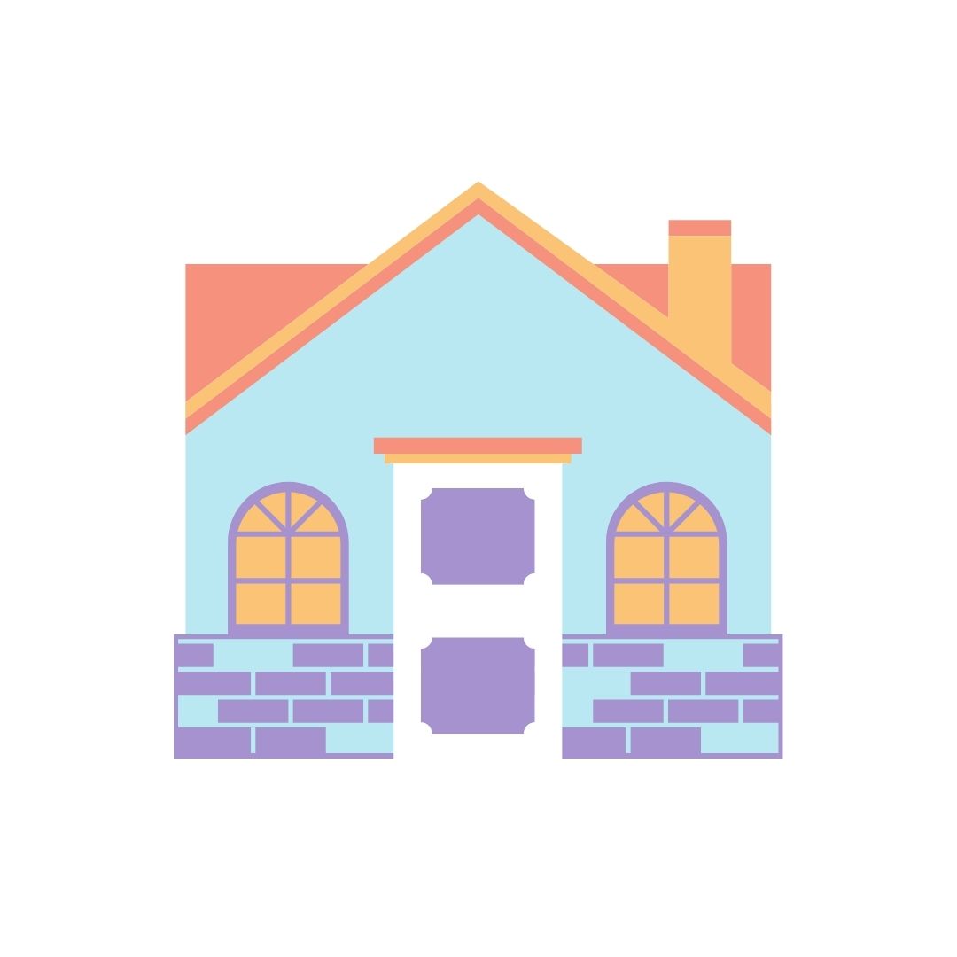 Icon graphic of a house